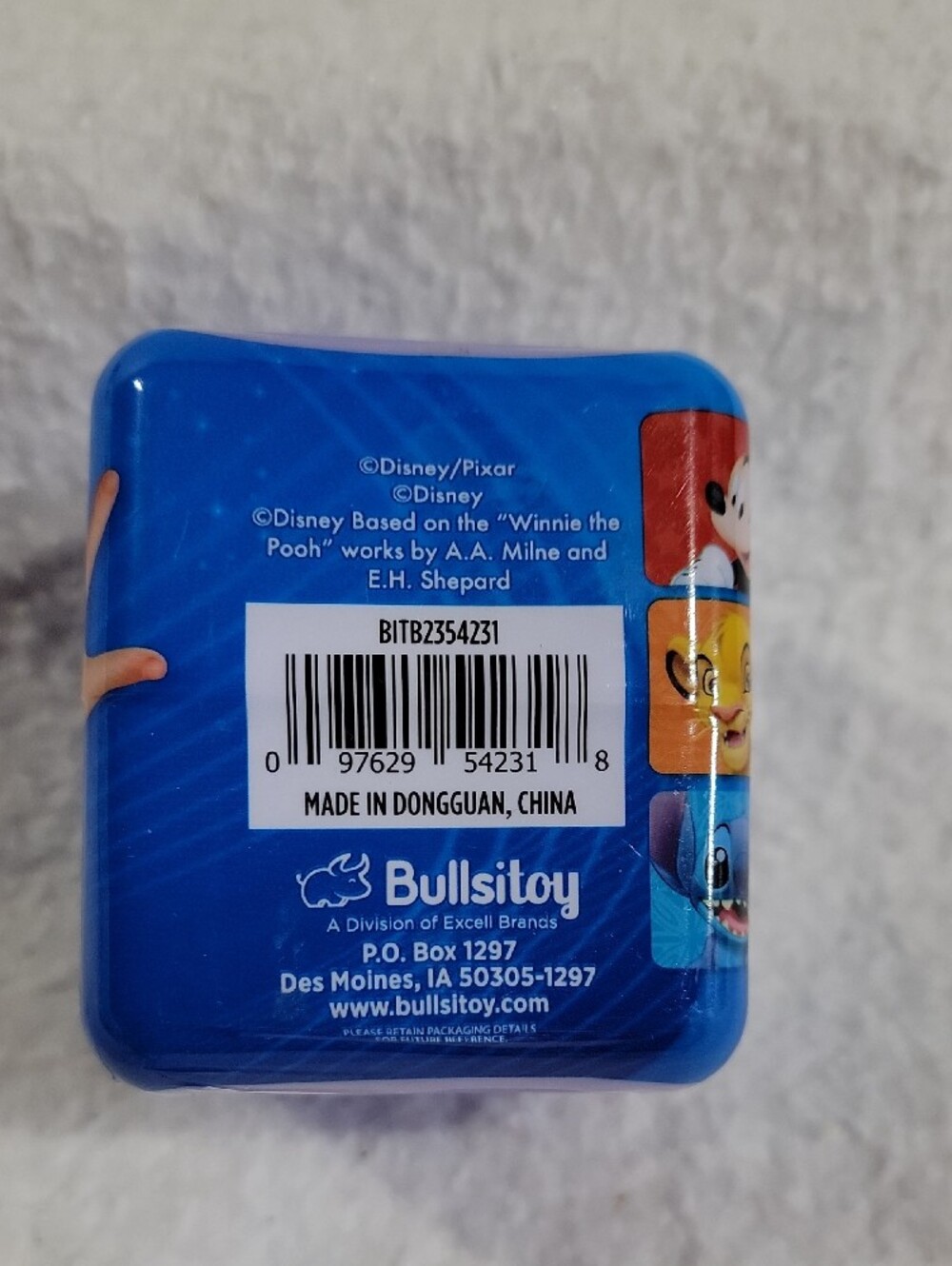 Disney Cutie Cuff Snap Bracelet - Blue Mystery Fun New - Picture 2 of 5